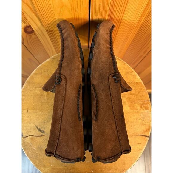 Frye Men's Driving Brown Suede Loafers Shoes sz 8 - Picture 6 of 8